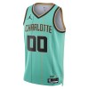 NBA Mænd Trøje Charlotte Hornets Custom 2024-25 Jordan City Edition Teal Swingman
